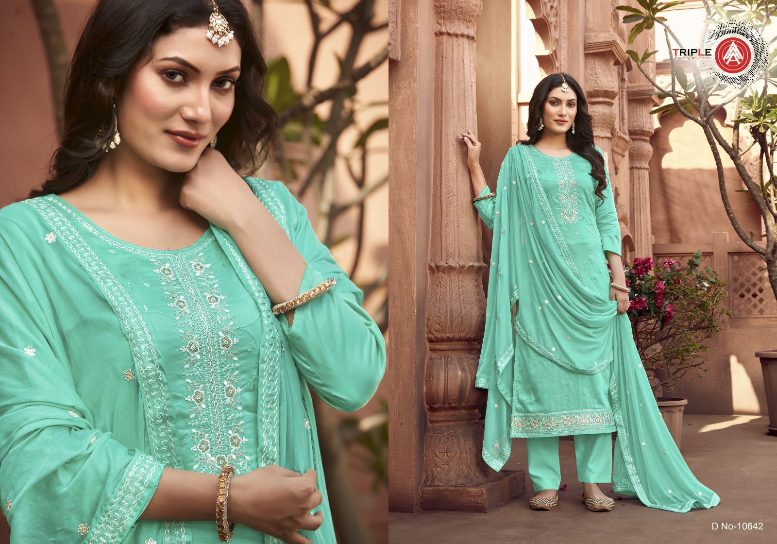 Kalarang Leen By Kessi Dress Material Catalog